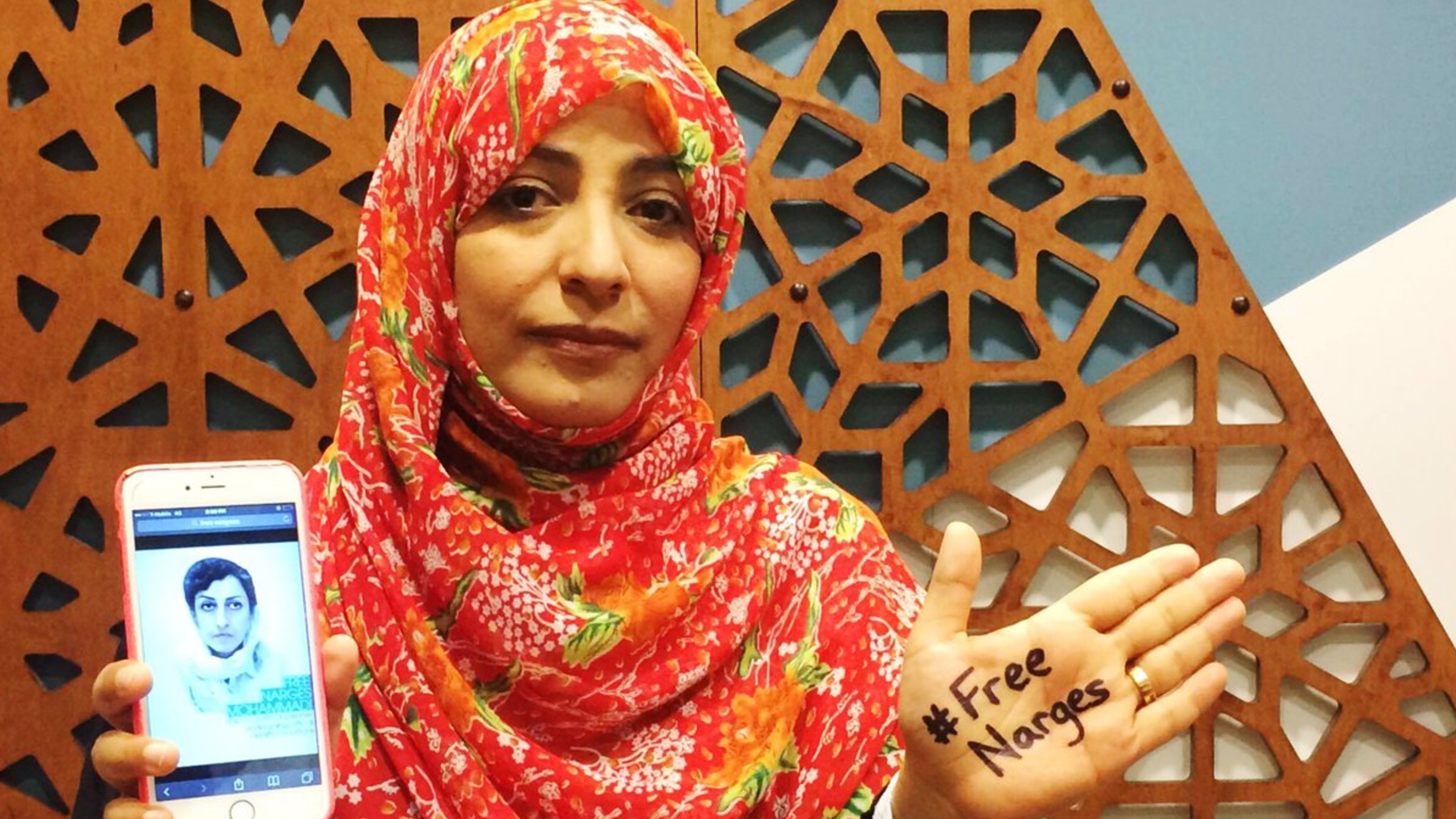 Tawakkol Karman calls for the immediate release of Narges Mohammadi